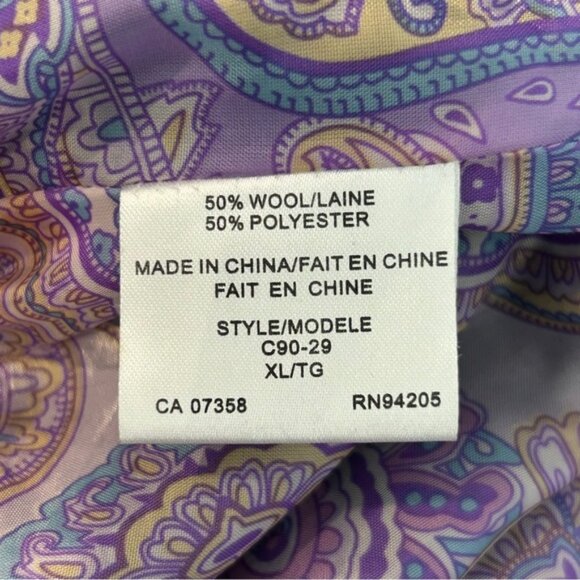 NWOT Wool Blend Military Inspired Waistcoat - Picture 15 of 15